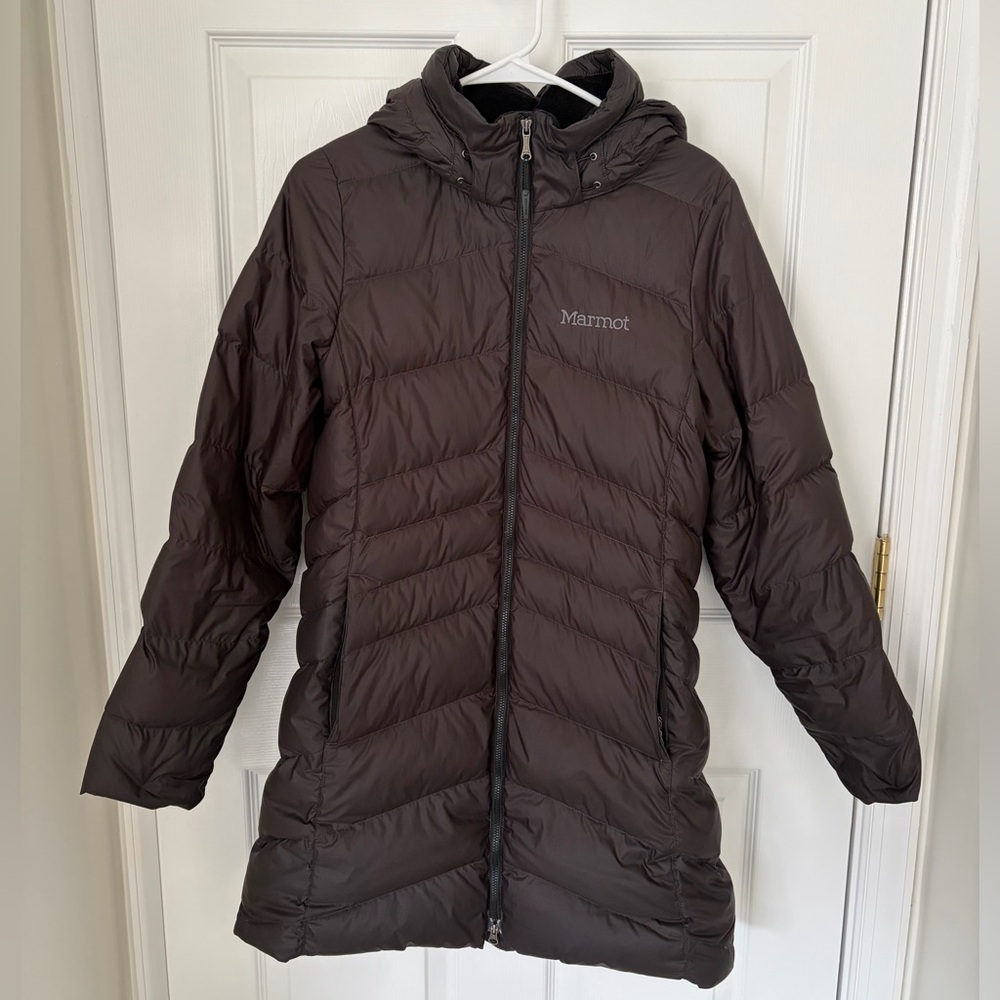 Marmot Charcoal-grey Down Parka